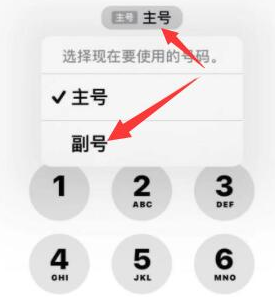 西盟苹果14维修店分享iPhone 14 Pro Max使用副卡打电话的方法 