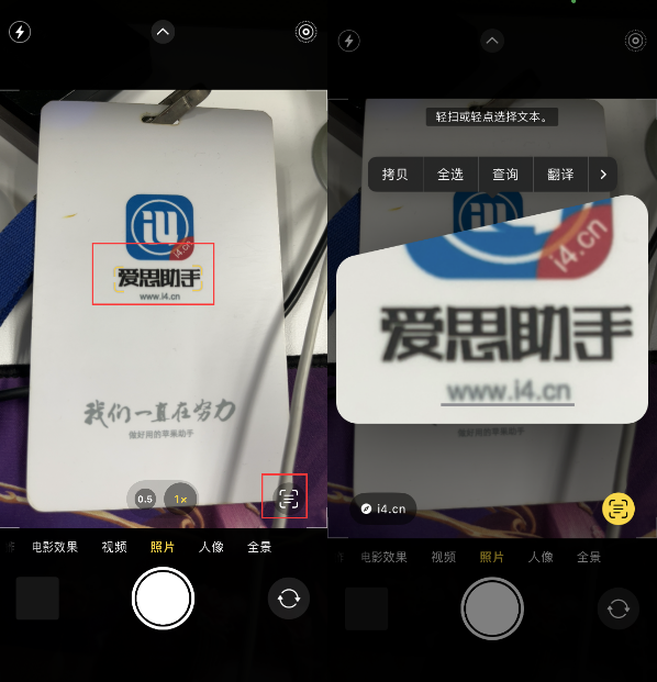 西盟苹果手机维修分享升级iOS 16后如何通过相机翻译文本 