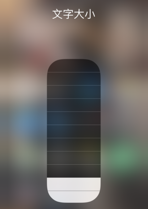 西盟苹果手机维修分享小技巧：在 iPhone 控制中心快速调节字体大小 