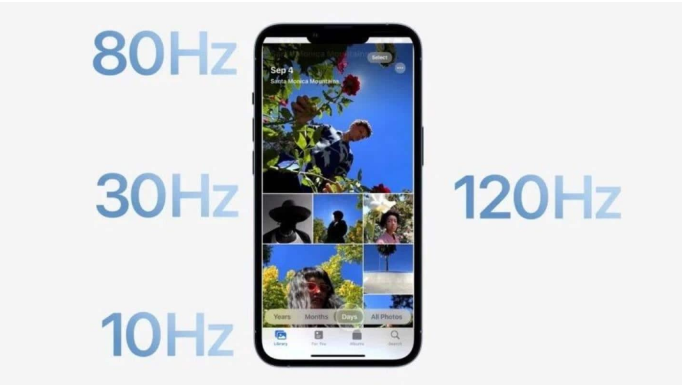 西盟苹果14维修分享iPhone 14有高刷吗 