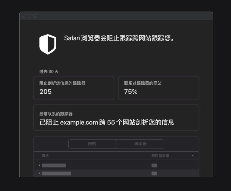 西盟苹果手机维修分享如何在 Safari 浏览器中查看和打开隐私报告 