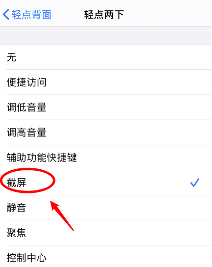 西盟苹果手机维修分享iPhone12如何启用双击截屏 
